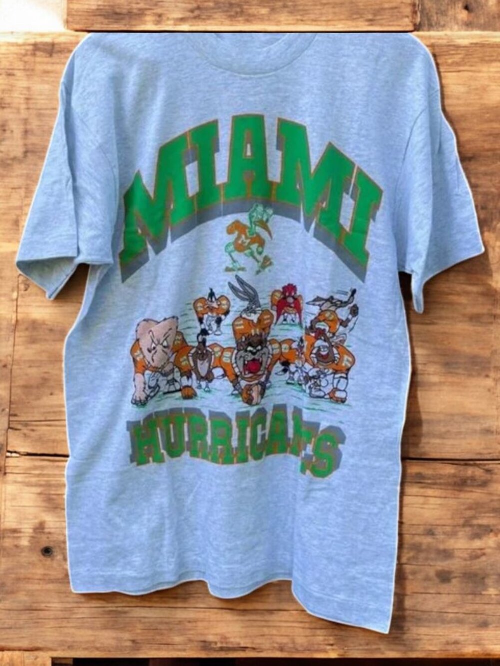 Vintage NCAA Miami Hurricanes Looney Tunes T-Shirt, Miami Hurricanes Shirt
